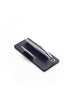 Leather Desk Name Holder Wood Detail